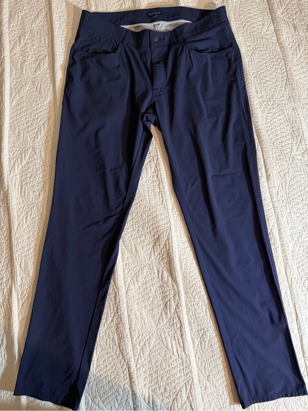 Peter Millar Navy Stretch Performance Chinos